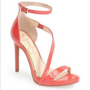Jessica Simpson Strappy Heels color Grapefruit
